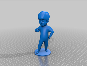big head boy 3d print model - Mito3D
