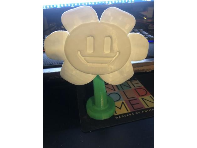 undertale flowey flower decor desk toy 3D print model - Mito3D