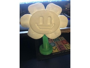 undertale Flowey flor decoração escrivaninha brinquedo 3d print model - Mito3D