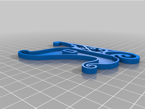 santa slitta renna magnete 3d print model - Mito3D