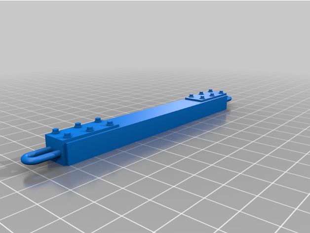 asta accoppiamento lgb modello Ferrovia treni 3D print model - Mito3D