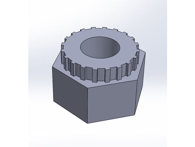 estriado suporte ferramenta 32mm 3D print model - Mito3D