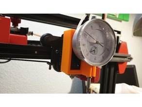 anet et4 dial indicator mount bed levelling 3d print model - Mito3D