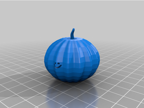 pupkin zucca Halloween decorazione puntello zucche 3d print model - Mito3D