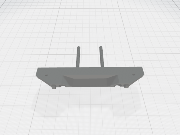 axial rear bumper 3D print model - Mito3D