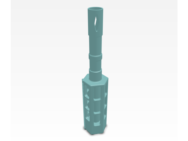 m4 carbine nerf barrel attachment mod 3D print model - Mito3D