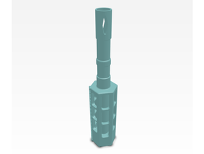 m4 carabina nerf barril anexo mod 3d print model - Mito3D
