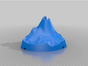 volcan vesuve 4 soirées éducation exposer 3d print model - Mito3D