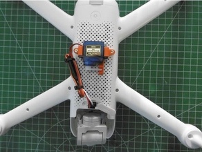 largueur simple ou pince pour fimi a3 single width clamp quadcopter 3d print model - Mito3D