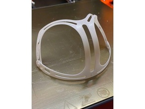 Abstandshalter xl normal Spiegel covid 19 chirurgisch Maske 3d print model - Mito3D