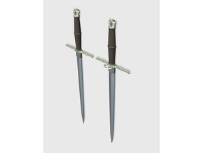 main gauche style dagger cosplay weapon fencing medieval renaissance 3d print model - Mito3D