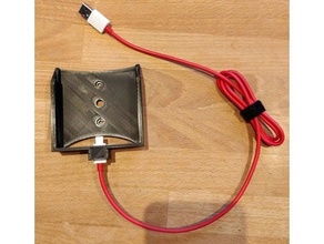 oneplus 5t spigen case charger car holder brodit mount 3d print model - Mito3D