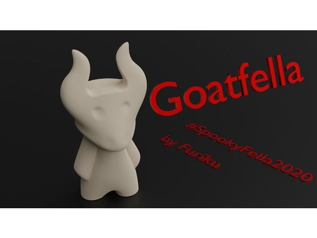 goatfella fillamentum fila afligido Víspera Santos spookyfella2020 3D print model - Mito3D