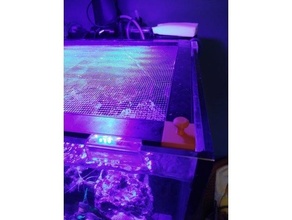 acuario pantalla tapa esquinas 3d print model - Mito3D