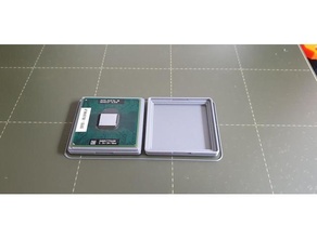 İşlemci koruyucu durum kılıf bilgi pga478 bga479 Kutu pga487 işlemci 3d print model - Mito3D