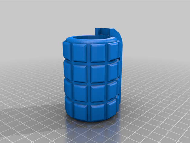 gw waschen Topf Halter Unterstützung frag Granate Zitadelle Farbe Kriegshammer 40k 3D print model - Mito3D