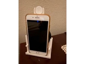 mophie Telefon Apfel sehen Ladegerät Stand iPhone qi kabellos 3d print model - Mito3D