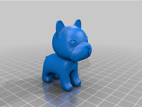 gülümsemek köpek bulldog buldoglar 3d print model - Mito3D