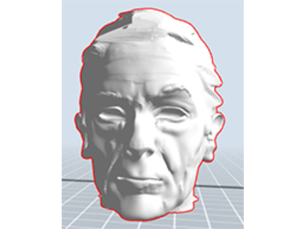 uomo zio testa vacillante spiare 3D print model - Mito3D