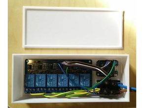 roller shutter controller case arduion relays wemos d1 mini 3d print model - Mito3D