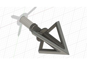 cabeça larga seta ponta flecha Setas flechas arco composto besta ar livre Esportes 3d print model - Mito3D