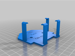 isdt q6 charger wall mount plate 3d print model - Mito3D