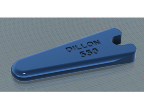 dillon 550 spalla rondella chiave inglese ricaricare 3d print model - Mito3D