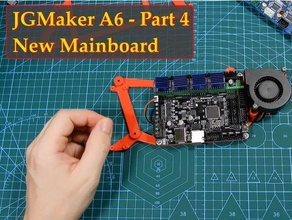 jgaurora jgmaker a6 mainboard replacement stl files a6s brackets mounting 3d print model - Mito3D