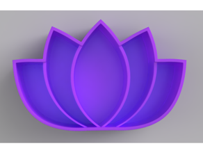 lotus fleur boîte 3d print model - Mito3D