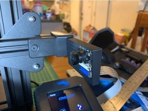 clip telecamera braccio ender3v2 3d print model - Mito3D