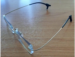 Haken Clip verhindern Brille fallen Sonnenbrille 3d print model - Mito3D