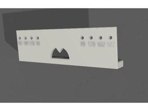 template installing furniture handles 3d print model - Mito3D