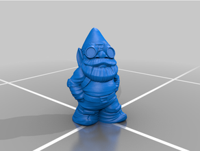 makerbot gnomo stl color rojo azul materializar magias solidview stlcolor entrada 3d print model - Mito3D