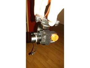 feiyutech mini 3d camera mount 42mm height thieye e7 feiyu-tech feiyu gimbal gopro 3d print model - Mito3D