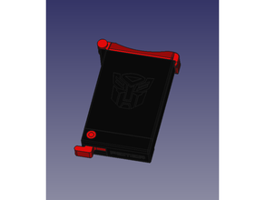autobots wallet cards coin holder 3d printed card hardcase transformers 3d print model - Mito3D