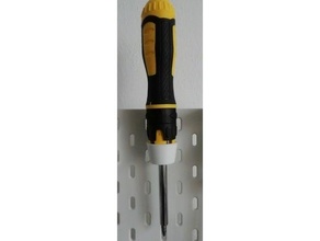 skadis large screwdriver holder ikea 3d print model - Mito3D