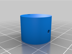 botón parà potenziometri eje 6 mm 3d print model - Mito3D
