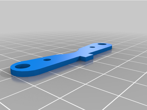 arrma infraction hingepin holder toe rear 3d print model - Mito3D
