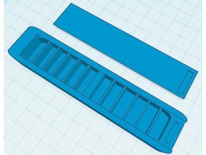 caja 12 compartimentos clasificar categorías escritorio organizador dividido tornillo doose organización pastillas portátil empulgueras 3d print model - Mito3D