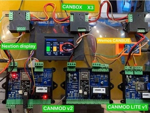 canmod Boxen canbus Elektronik Gehege 3d print model - Mito3D