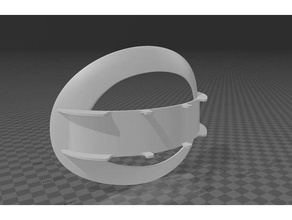 oculus quest 2 elite strap free adjustment v2 3d print model - Mito3D