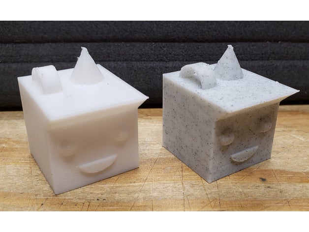 test cube print xyz 3D print model - Mito3D