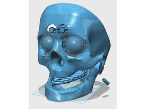 jaw servo bed dara robot inmoov head robotics robots 3d print model - Mito3D