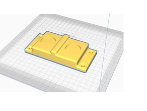 magnetico rivista titolare supporto glock pistola mag 3d print model - Mito3D