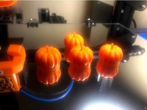 pumpkin shrader valve cap halloween schrader 3d print model - Mito3D
