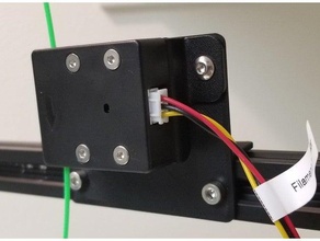 sovol sv01 Filament Steigleitung Halterung Sensor 3d print model - Mito3D