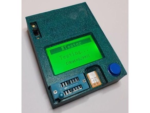 caso bainha lcr t4 metro bateria interruptor 3d print model - Mito3D