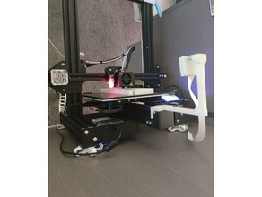 Ender 3 Profi Schiene Startseite Mantel Kamera montieren 3d print model - Mito3D