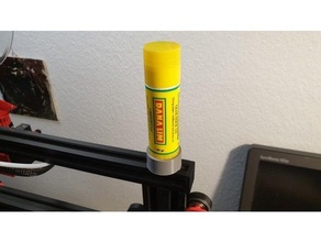 glue stick mount 80 20 rail 3d printer 8020 3d print model - Mito3D