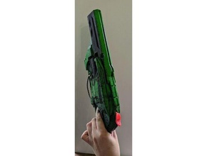 baril nerf coup marteau Fusil blaster pistolet mod 3d print model - Mito3D